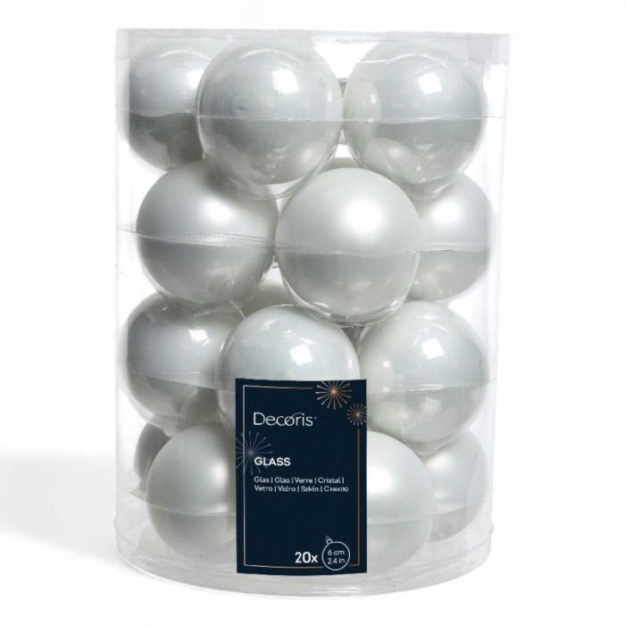 SFERA VETRO D6 MIX WINTER WHIT